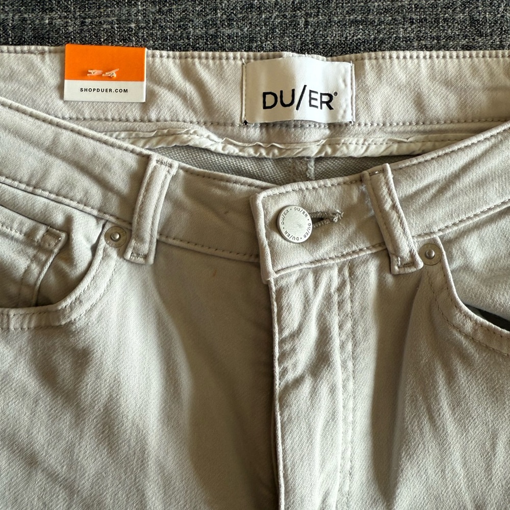DUER Women's Skinny Jeans - Cream